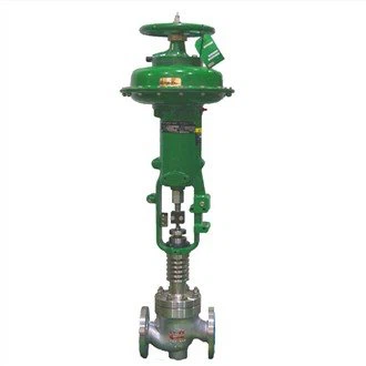 Pneumatisches Einsitz-Steuerventil für hohe Temperaturen